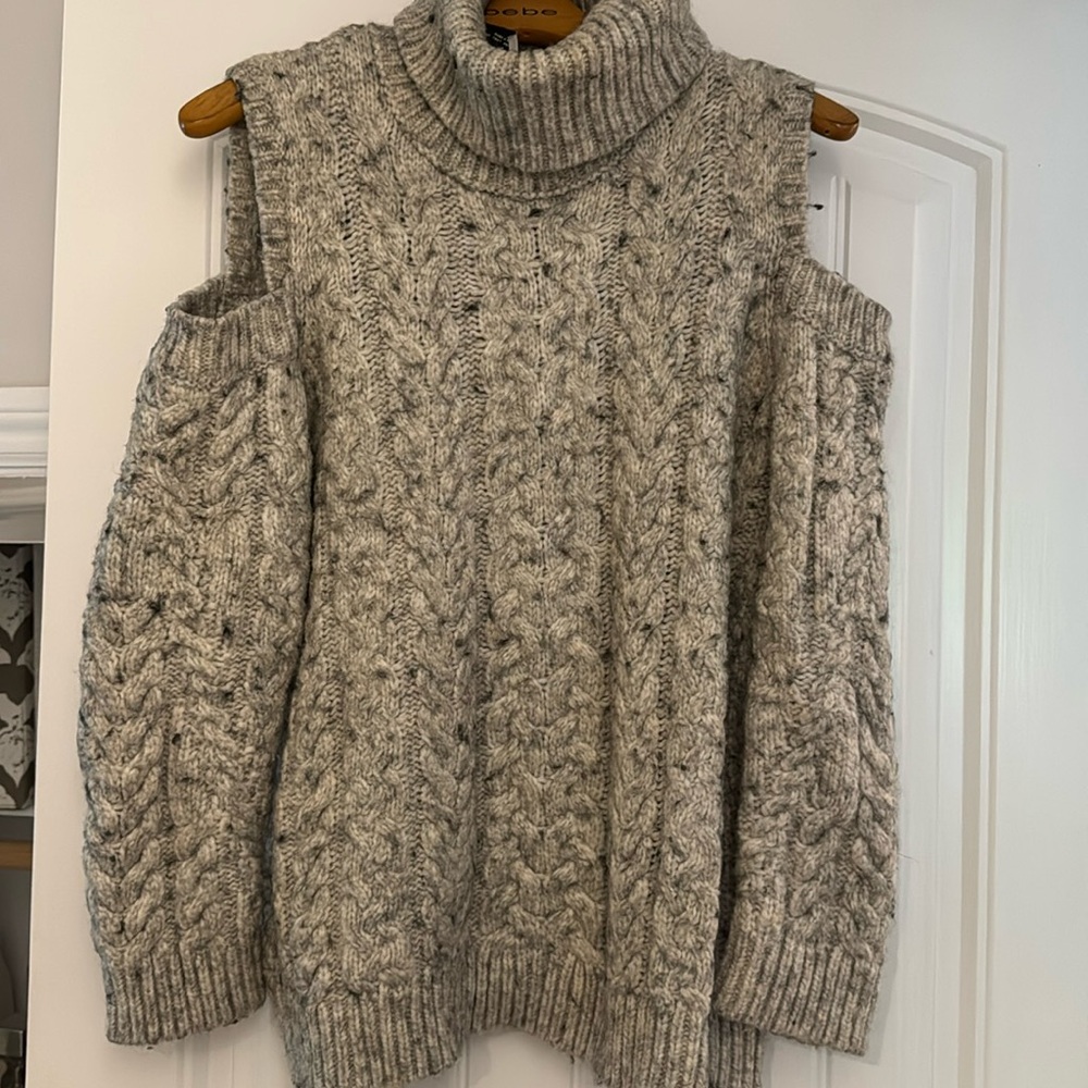 Zara cold shoulder sweater
